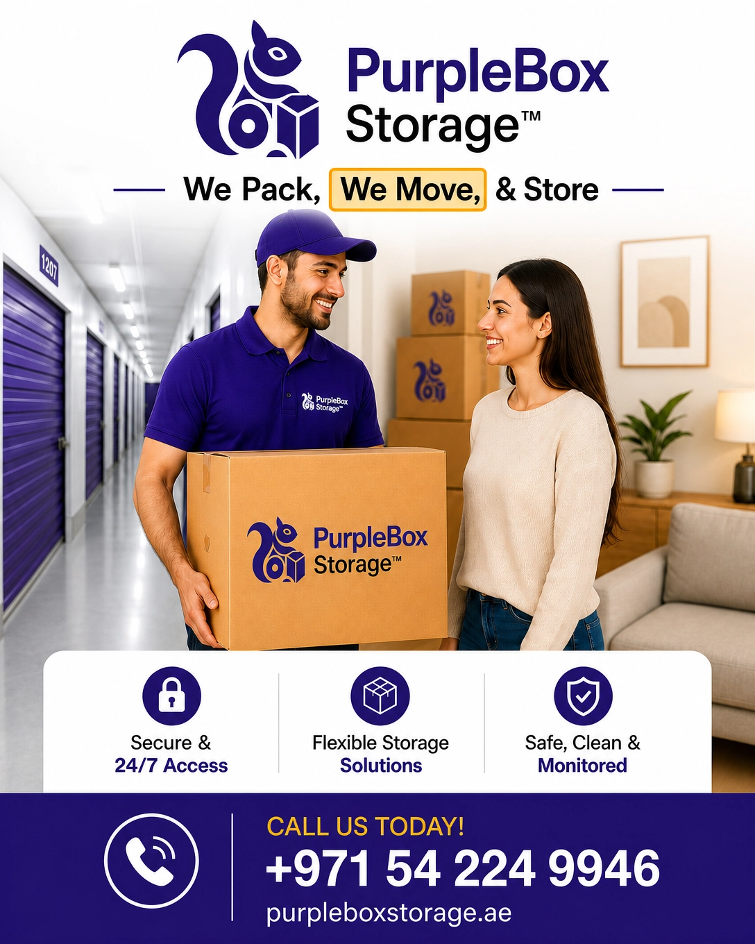 PurpleBox Storage facility interior