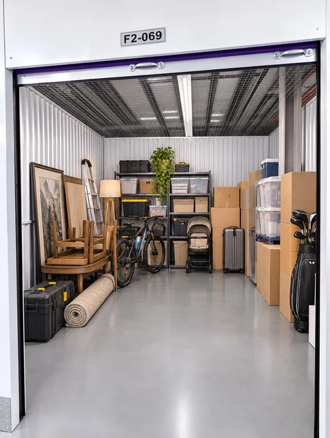 100 sq ft storage unit