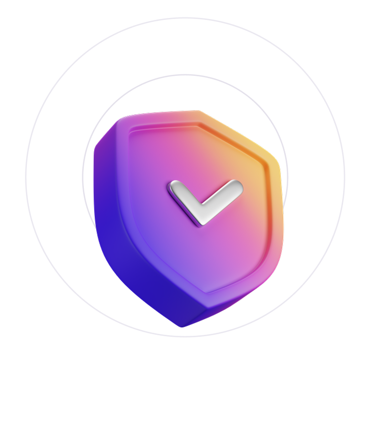 Security shield icon for safe and monitored storage Dubai