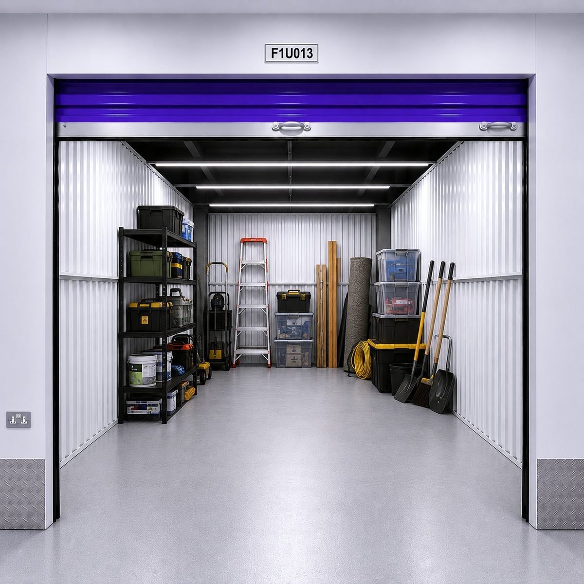 100 sq ft storage unit at PurpleBox Dubai