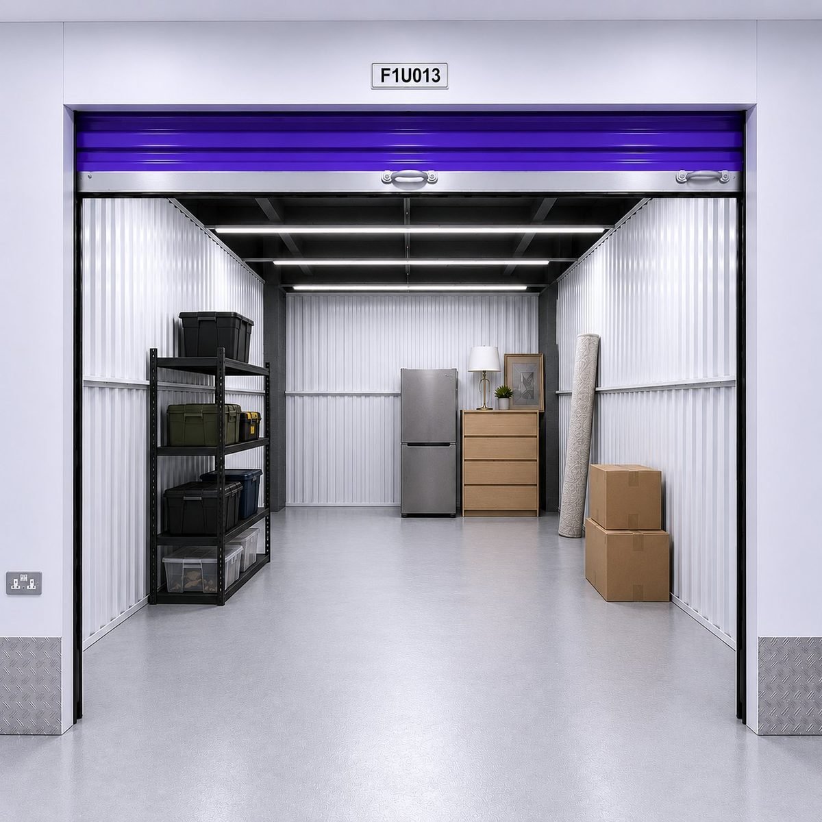 150 sq ft storage unit at PurpleBox Dubai